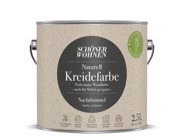 Schöner Wohnen Naturell Kreidefarbe Nachthimmel 2,5 l