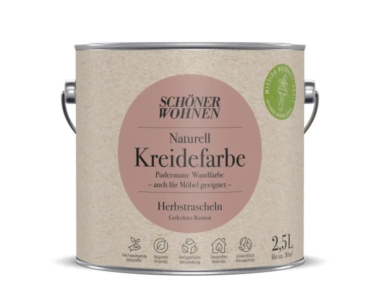 Schöner Wohnen Naturell Kreidefarbe Herbstrascheln 2,5 l