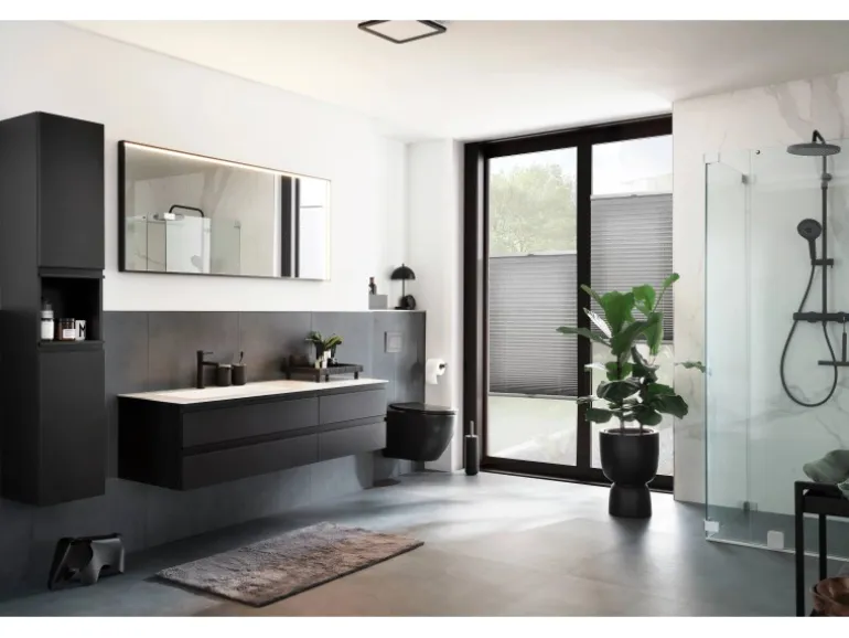 Schöner Wohnen Plissee Milla 80 cm x 220 cm Grau