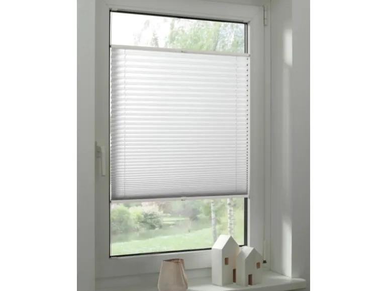 Schöner Wohnen Plissee Milla 80 cm x 220 cm Weiß