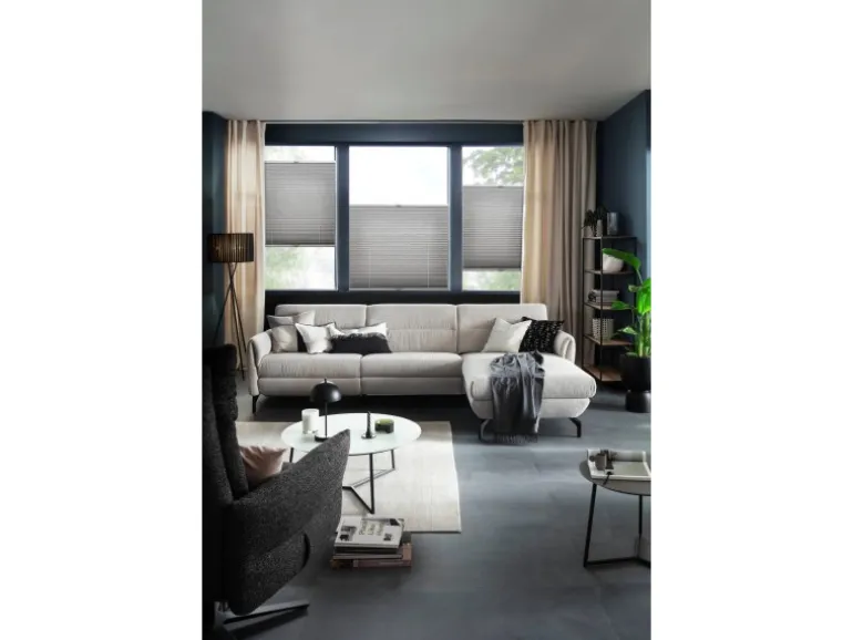 Schöner Wohnen Plissee Milla 90 cm x 130 cm Grau