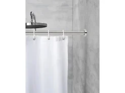 Schöner Wohnen Teleskop-Duschvorhangstange Obleon 110 - 185 cm Chrom