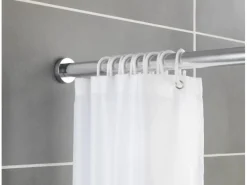 Schöner Wohnen Teleskop-Duschvorhangstange Obleon 110 - 185 cm Chrom
