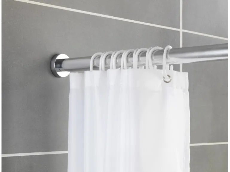 Schöner Wohnen Teleskop-Duschvorhangstange Obleon 110 - 185 cm Chrom