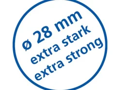 Schöner Wohnen Teleskop-Duschvorhangstange Obleon 110 - 185 cm Chrom