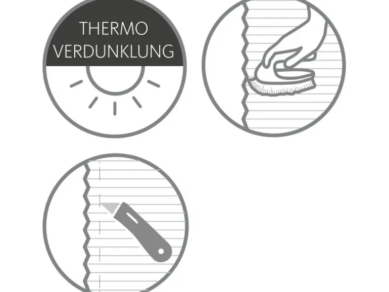 Schöner Wohnen Thermo-Plissee Ella 120 cm x 130 cm Grau