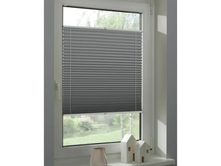 Schöner Wohnen Thermo-Plissee Ella 120 cm x 130 cm Grau