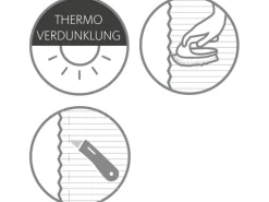 Schöner Wohnen Thermo-Plissee Ella 80 cm x 130 cm Weiß