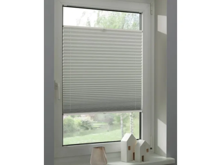 Schöner Wohnen Thermo-Plissee Ella 80 cm x 130 cm Weiß