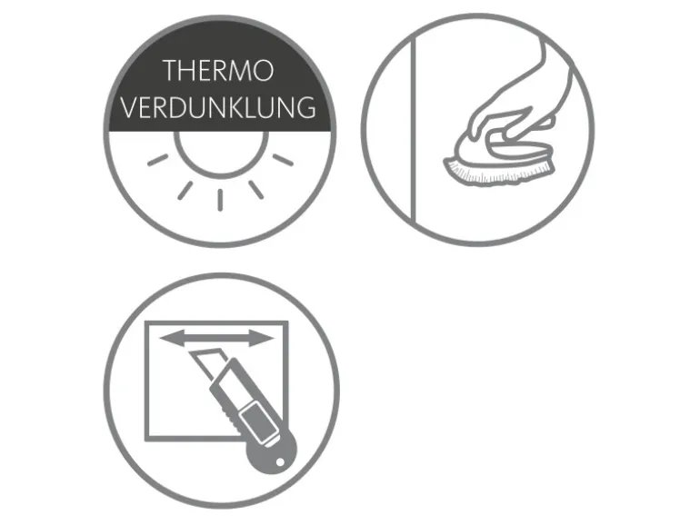 Schöner Wohnen Thermo-Rollo Martha 90 cm x 150 cm Beige