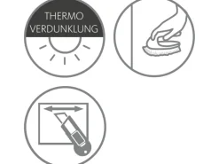 Schöner Wohnen Thermo-Rollo Martha 90 cm x 150 cm Grün