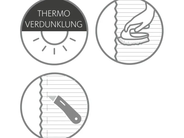 Schöner Wohnen Thermo-Wabenplissee Sina 80 cm x 220 cm Weiß