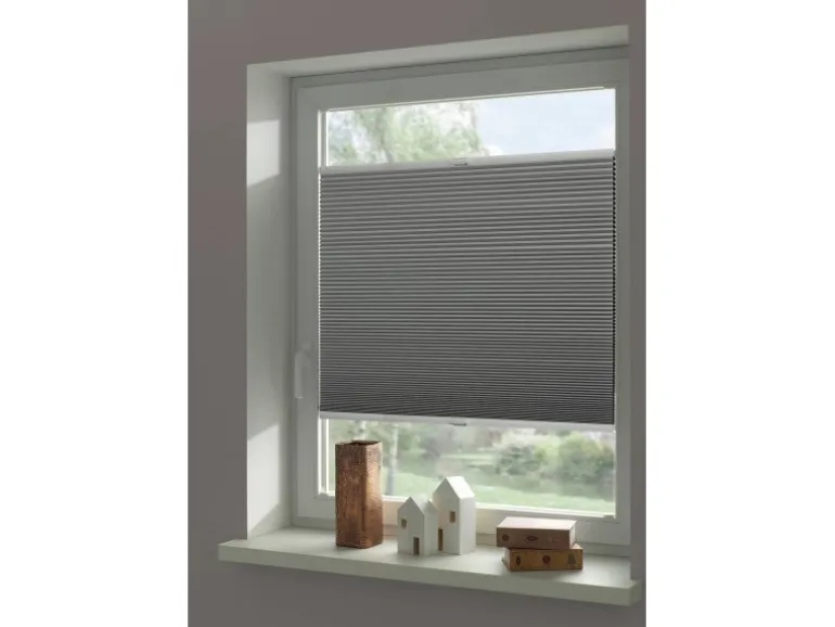Schöner Wohnen Thermo-Wabenplissee Sina 70 x 130 cm Grau