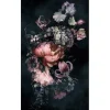 Schöner Wohnen Vliestapete 2 DD Floral Schwarz Rosa 270 x 159 cm FSC®