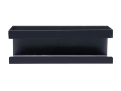 Schöner Wohnen Wandablage Meleto Schwarz aus Edelstahl