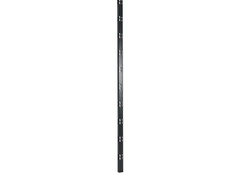 Schulte Profi-C-Steckprofil 195 cm x 4,2 cm x 2,8 cm Schwarz 2 Stück