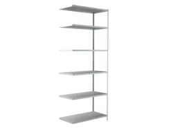 Schulte Steck-Anbauregal 250 cm x 100 cm x 50 cm Weiß