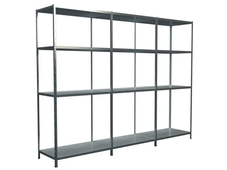 Schulte Steck-Grund- und 2 x Anbauregale 180 cm x 340 cm x 50 cm Verzinkt