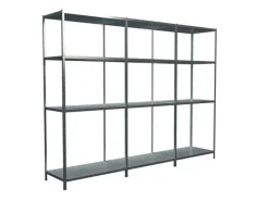 Schulte Steck-Grund- und 2 x Anbauregale 180 cm x 280 cm x 50 cm Verzinkt