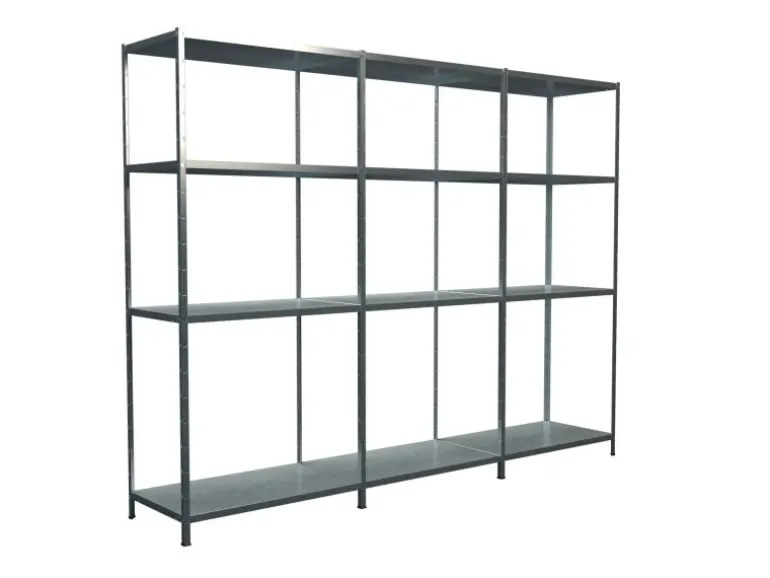 Schulte Steck-Grund- und 2 x Anbauregale 180 cm x 280 cm x 50 cm Verzinkt