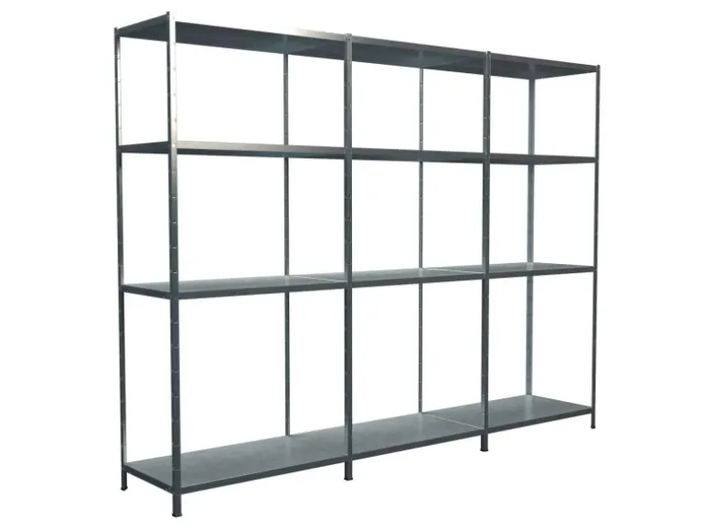 Schulte Steck-Grund- und 2 x Anbauregale 180 cm x 360 cm x 35 cm Verzinkt