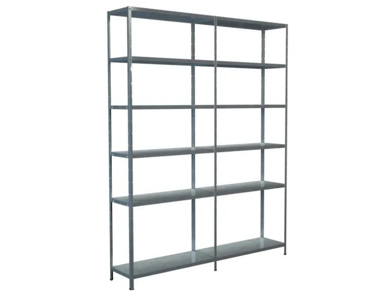 Schulte Steck-Grund-/Anbauregal 230 cm x 180 cm x 35 cm Verzinkt