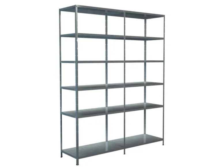 Schulte Steck-Grund-/Anbauregal 230 cm x 180 cm x 50 cm Verzinkt