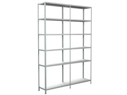 Schulte Steck-Grund-/Anbauregal 230 cm x 160 cm x 35 cm Weiß