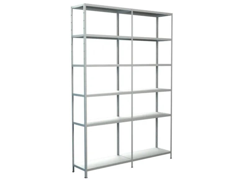Schulte Steck-Grund-/Anbauregal 230 cm x 160 cm x 35 cm Weiß