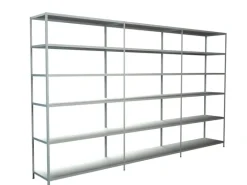 Schulte Steck-Grund-/Anbauregale 230 cm x 320 cm x 50 cm Weiß