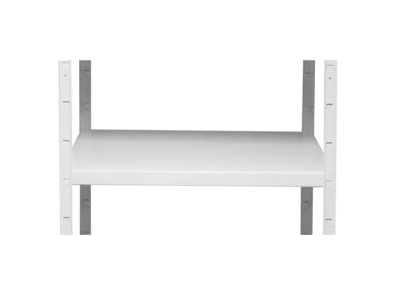 Schulte Steck-Grundregal 250 cm x 100 cm x 50 cm Weiß