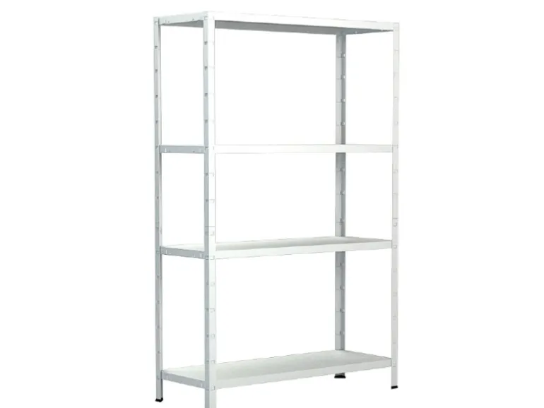 Schulte Steck-Grundregal 180 cm x 100 cm x 40 cm Weiß