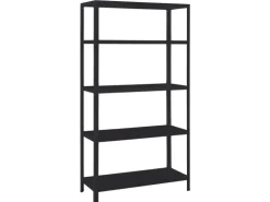 Schulte Steck-Grundregal 190 cm x 100 cm x 40 cm Schwarz