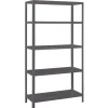 Schulte Stecksystem-Grundregal 180 cm x 90 cm x 40 cm Schwarz