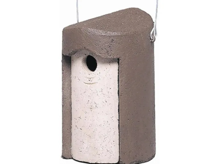 Schwegler Nisthöhle Holzbeton zum Hängen Grau 18 cm x 17 cm x 26 cm