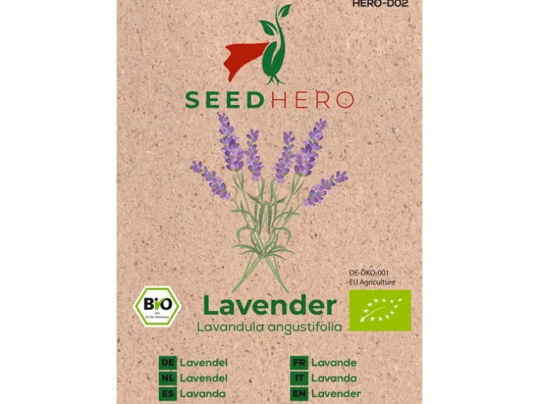 Seedhero BIO Lavendel Echter Samen