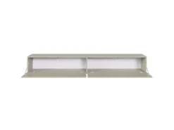 Selsey TV-Hängeboard Bisira mit Gravur 200 cm Kaschmirgrau