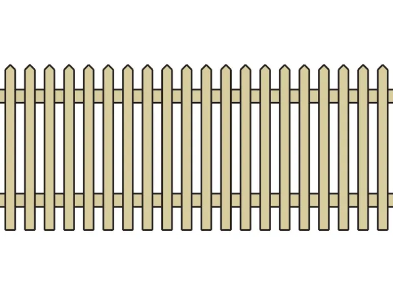 Senkrechtzaun 250 cm x 100 cm
