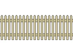Senkrechtzaun 250 cm x 80 cm