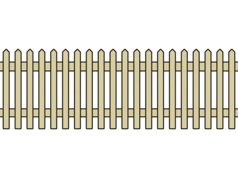 Senkrechtzaun 250 cm x 80 cm