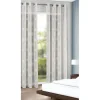 Ösenschal Kreise Offwhite 245 cm x 135 cm