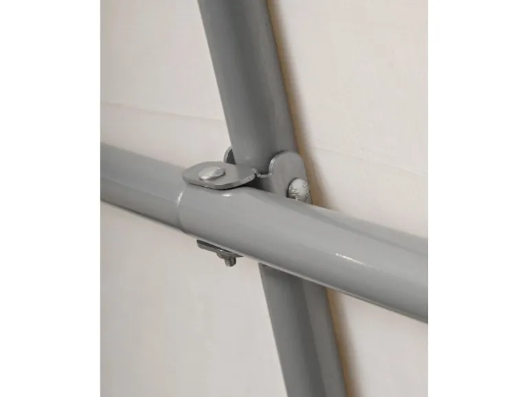 ShelterLogic Foliengerätehaus 5,4 m² Grau 180 cm x 300 cm
