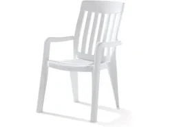 Sieger Stapelsessel Palma Weiß 65 cm x 59 cm x 92 cm