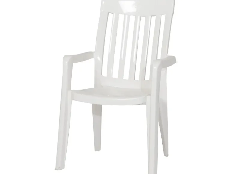 Sieger Stapelsessel Palma Weiß 65 cm x 59 cm x 92 cm