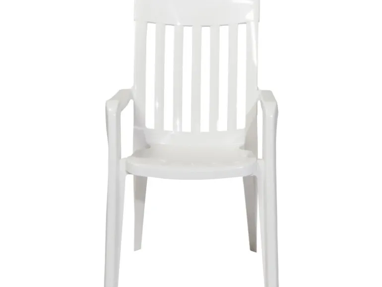 Sieger Stapelsessel Palma Weiß 65 cm x 59 cm x 92 cm