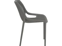 Siena Garden District Stapelsessel 50 cm x 60 cm x 81 cm Grau