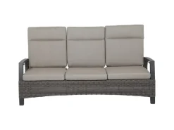 Siena Garden 3er Sofa Corido Charcoalgrey 87 cm x 206 cm x 103cm
