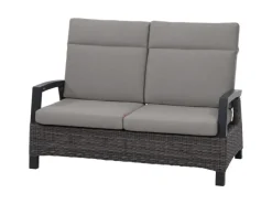 Siena Garden 2er Sofa Corido Charcoalgrey 83 cm x 146 cm x 101 cm