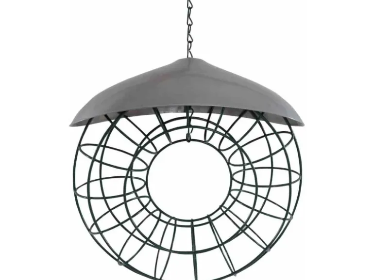 Siena Garden Futterspender Meisenknödelring Stahl 23,5 cm x 8,2 cm x 24 cm