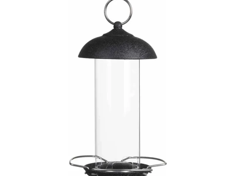 Siena Garden Futterspender Feeder Stahl Schwarz Ø 10 cm x 20 cm